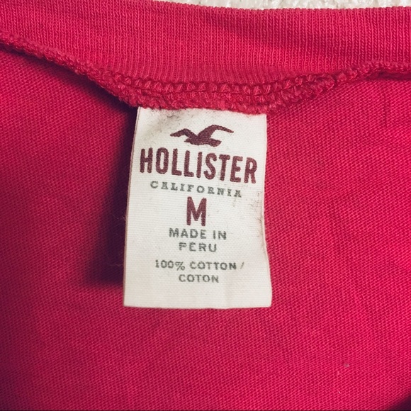 Pink Hollister California Tee (Size: Medium) - Picture 3 of 4